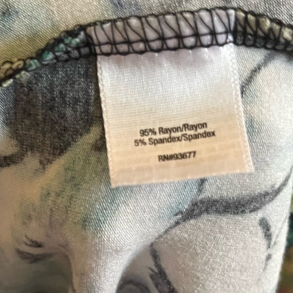 a.n.a Blue and Green Sundress - Picture 4 of 4